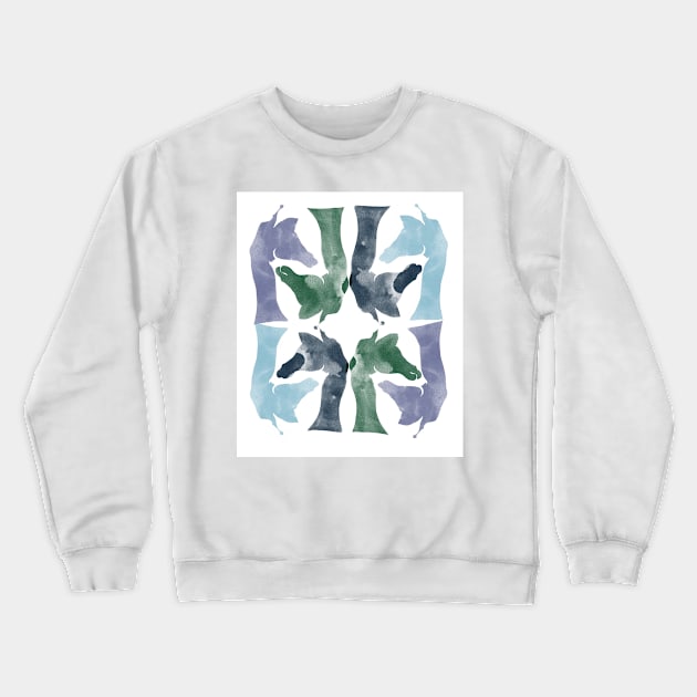 Giraffes Crewneck Sweatshirt by Andrea Ruiz Designs